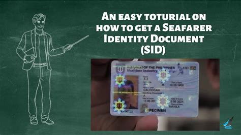 An easy tutorial on how to get Seafarer Identity Document (SID).